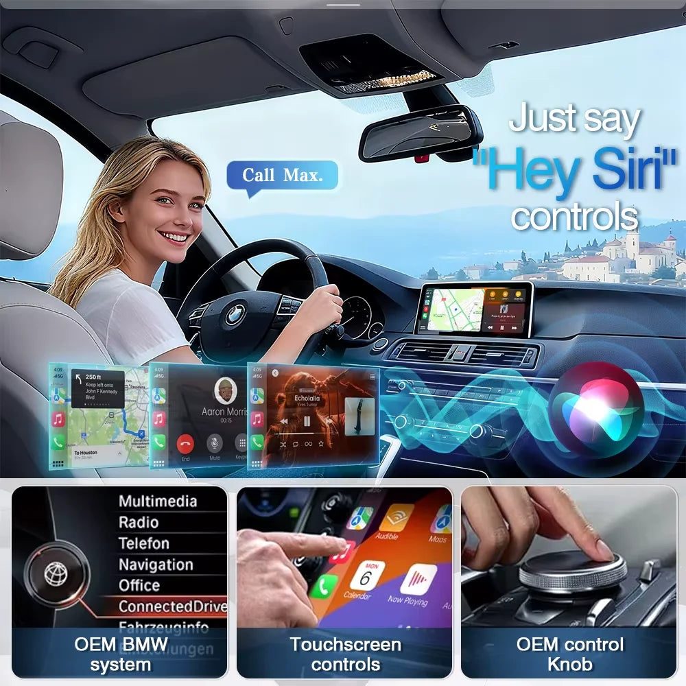 Multimedia do BMW z CarPlay